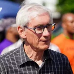 Wisconsin Democrat governor Tony Evers attends Juneteenth festival event; Milwaukee^ Wisconsin. June 19th^ 2021: