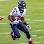 Running back David Johnson during NFL Houston Texans vs Jacksonville Jaguars Jacksonville^ Florida USA November 8 2020