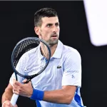 Novak Djokovic of Serbia during the Australian Open AO 2024 Grand Slam tennis tournament on January 19^ 2024 at Melbourne Park in Australia.