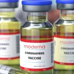 Moderna Inc makes mRNA-1273 experimental COVID-19 vaccine. Vaccine jar effective in preventing 95 percent of Covid-19 Coronavirus infections