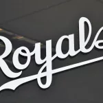 Sign for the Kansas City Royals at Surprise Stadium Surprise Arizona 3/2/19