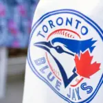 Detail of Blue Jays memorabilia. The Toronto Blue Jays are a professional baseball team located in Toronto^ Canada. Members of the Eastern Division of MLB TORONTO^CANADA-July 22^2015
