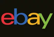 Ebay logo icon; Ebay sign or logotype. Ebay shopping platfrom or e-commerce.