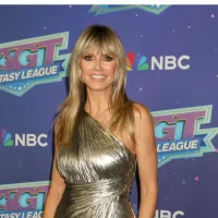 Heidi Klum at the America's Got Talent Fantasy League Red Carpet at Red Studio on November 15^ 2023 in Los Angeles^ CA