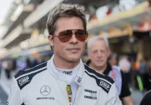 Brad Pitt of USA and actor during Formula One Abu Dhabi GP Yas Marina Circuit^ Abu Dhabi^ United Arab Emirates 8.December.2024;