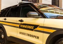 Tennessee state trooper vehicle. Knoxville^ TN - October 12^ 2024