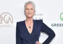 Jamie Lee Curtis arrives for Producers Guild Awards on February 25^ 2023 in Beverly Hills^ CA