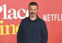 Jimmy Kimmel at the premiere for "Your Place or Mine" at the Regency Village Theatre. LOS ANGELES^ CA. February 02^ 2023: