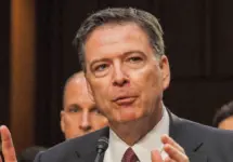 Former FBI Director James Comey testifies in front of the Senate Intelligence Committee during hearing in the Hart Senate Office building June 8^ 2017^ in Washington DC.