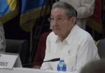 Cuban President Raul Castro at the Opening of the 22nd Meeting of the Association of Caribbean States Ministerial Council Havana^ Cuba. March 10th 2017