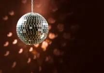 Mirrorball over the dance floor