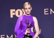 Julia Garner at the Emmy Awards 2019 at the Microsoft Theater on September 22^ 2019 in Los Angeles^ CA