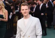 Patrick Gibson arriving for the "TOLKIEN" premiere at the Curzon Mayfair^ London. April 29^ 2019