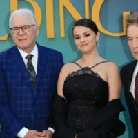 Meryl Streep^ Steve Martin^ Selena Gomez^ Martin Short at the "Only Murders in the Building" Red Carpet Premiere Event at Paramount Studios on August 22^ 2024 in Los Angeles^ CA