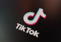 Tik Tok icon. tik tok application. Tiktok Social media network. closeup tiktok logo Wonosobo^ Jawa Tengah^ 23 July 2023