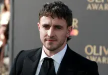 Paul Mescal attend The Olivier Awards 2023 at the Royal Albert Hall in London^ England. London^ United Kingdom - April 02^ 2023