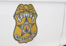 The exterior of an Indianapolis Metropolitan Police car in Indianapolis^ Indiana on June 13^ 2024. IMPD is the law enforcement agency for the city of Indianapolis.