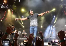 Luke Bryan performs in concert at the XFINITY Theatre on September 13^ 2014 in Hartford^ Connecticut.