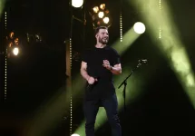 Sam Hunt at the 2017 CMA Music Festival on June 9^ 2017 at Nissan Stadium in Nashville^ Tennessee.
