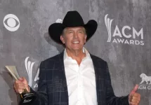 George Strait at the 2014 Academy of Country Music Awards - Arrivals at MGM Grand Garden Arena on April 6^ 2014 in Las Vegas^ NV