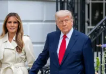 President Donald Trump and First Lady Melania Trump host the 2025 Easter Egg Roll Washington Dc^ United States^ April 21 2025
