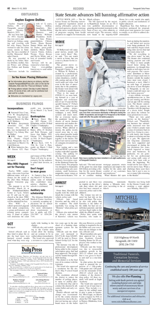 Bringing back the movie experience at the Paragould Cinema 8 106.5