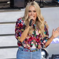 Carrie Underwood performs during GMA concert at Central Park in New York on August 2^ 2024