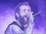 Post Malone performs at Bonnaroo music festival Manchester^ Tennessee USA - 06-15-2024