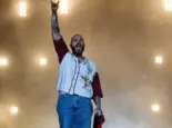 Post Malone at Rock in Rio at the Olympic Park. Rio de Janeiro^ Rio de Janeiro^ Brazil - September 3^ 2022. Singer Post Malone at Rock in Rio at the Olympic Park