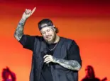 Jelly Roll performs at Tottenham Hotspur Stadium supporting on Post Malone's World Tour London^ UK - September 20^ 2025