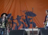 Chris and Rich Robinson of the Black Crowes performs at the 2022 New Orleans Jazz and Heritage Festival New Orleans^ LA USA