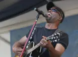 Hootie and the Blowfish lead singer Darius Rucker performs on stage at the 2010 New Orleans Jazz and Heritage Festival. New Orleans^ Louisiana - April 25^ 2010