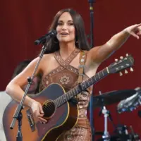 Kacey Musgraves performs at the 2025 New Orleans Jazz and Heritage Festival. New Orleans^ Louisiana - April 25^ 2025