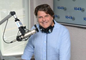 Joe Piantedosi at north shore 104.9 studio