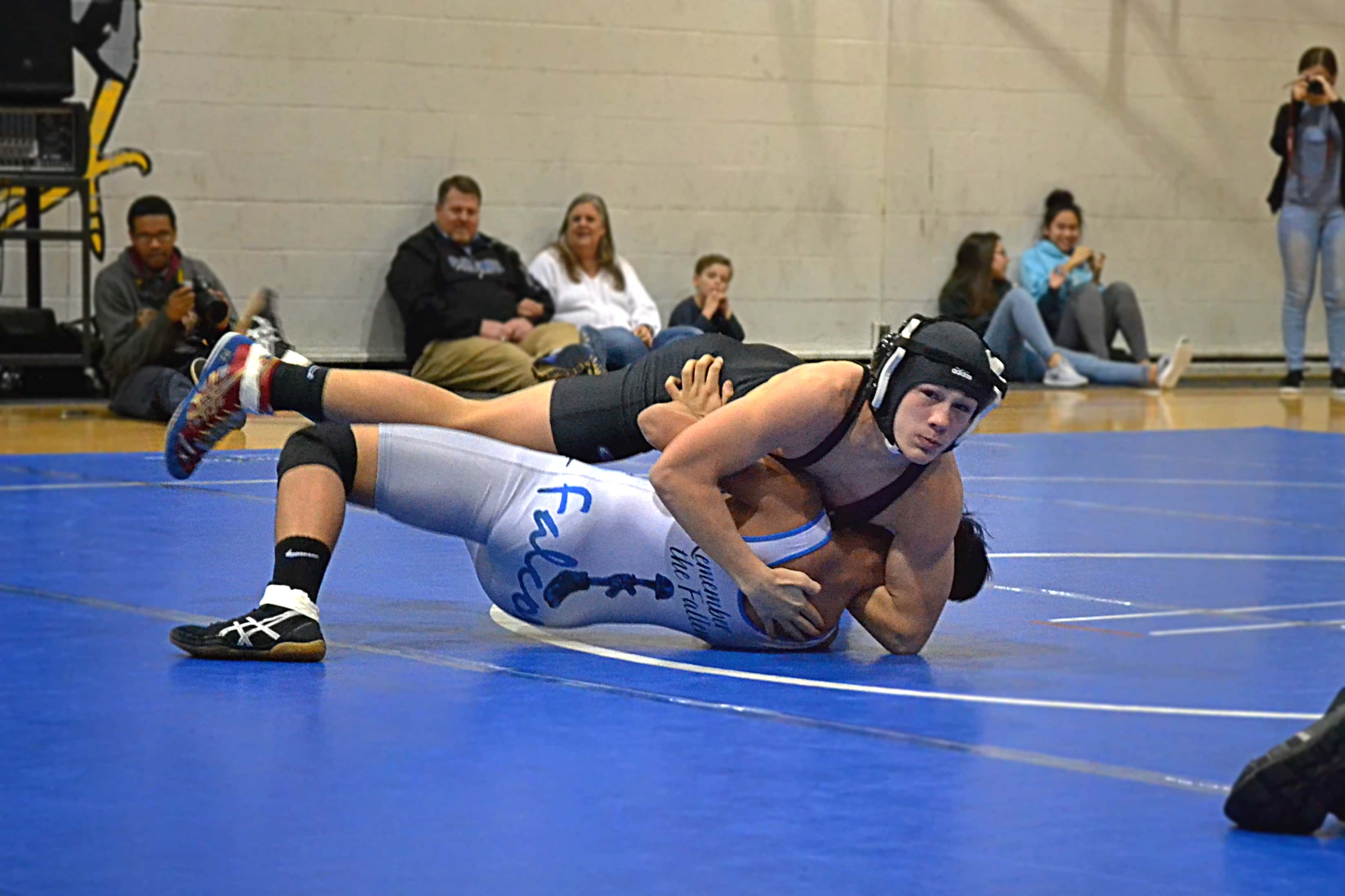 Keegan Slone pinned Ft Campbell’s Johnny Paniagua at 138 lbs.: Keegan Slone pinned Ft Campbell's Johnny Paniagua at 138 lbs.