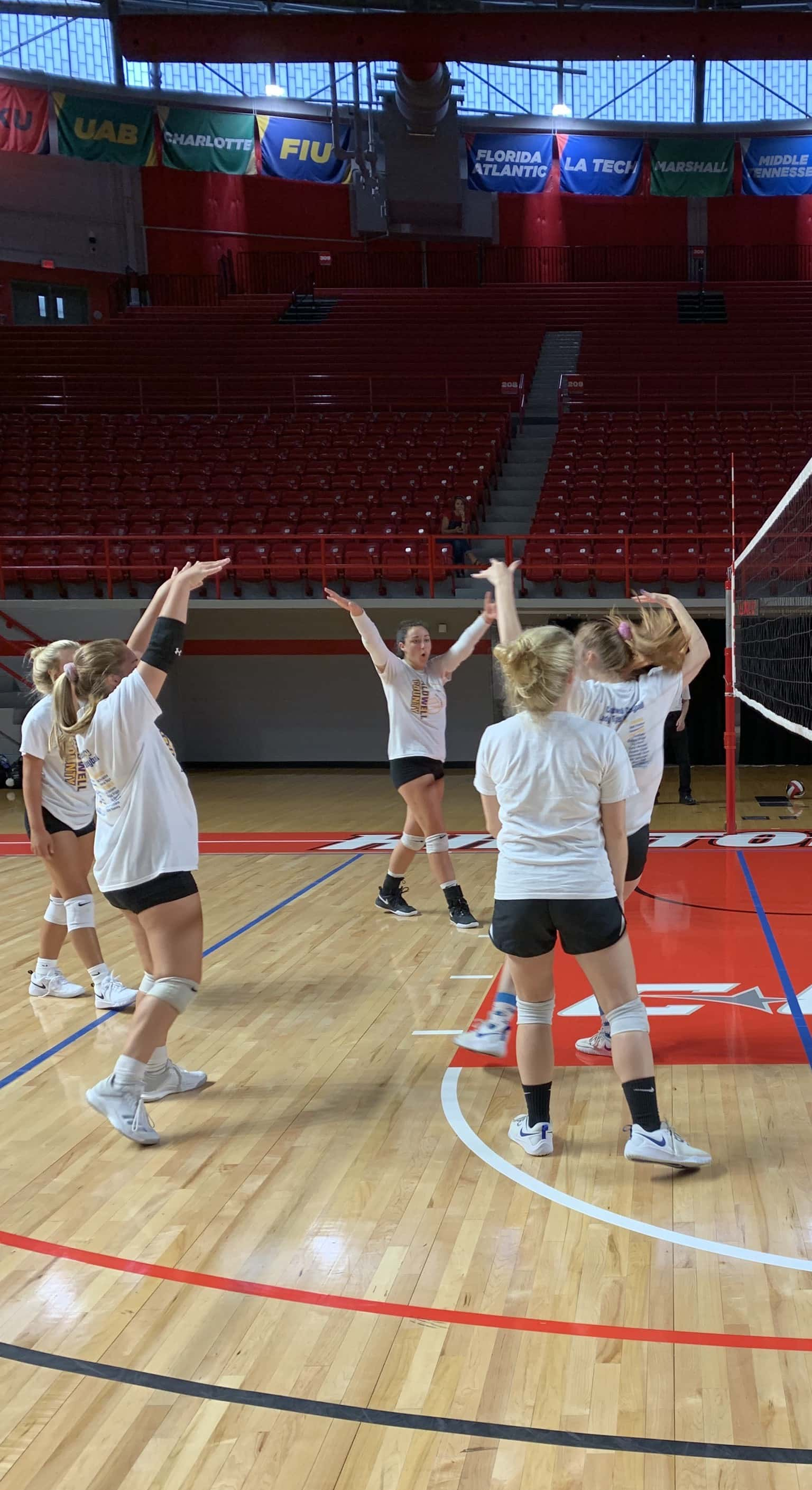 PHOTOS Caldwell Volleyball at WKU Camp Your Sports Edge