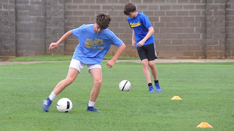 caldwell-soccer-practice