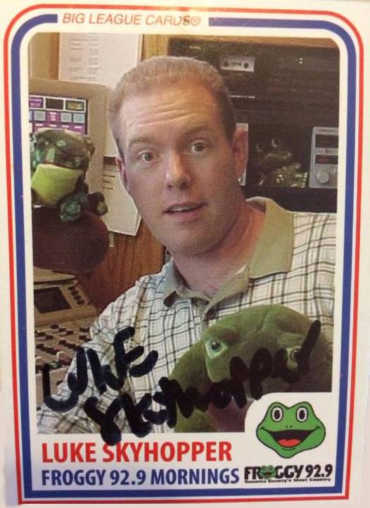 SteveRooneyFroggy929BaseballCard