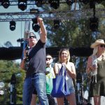 The team from the Bay Area Chevy Dealers send T-Shirts into the crowd with their T-Shirt Launcher at Country Summer Music Festival 2016 in Santa Rosa, CA. (Photo: Will Bucquoy)