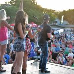 The team from the Bay Area Chevy Dealers send T-Shirts into the crowd with their T-Shirt Launcher at Country Summer Music Festival 2016 in Santa Rosa, CA. (Photo: Will Bucquoy)