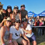 Fans enjoy a unique seat at Country Summer 2018 in Santa Rosa, CA in the bed of a Chevy Silverado, 