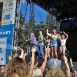 The Chevy T Shirt Launcher Team on stage at Country Summer 2019 in Santa Rosa, CA. (Photo: Will Bucquoy)