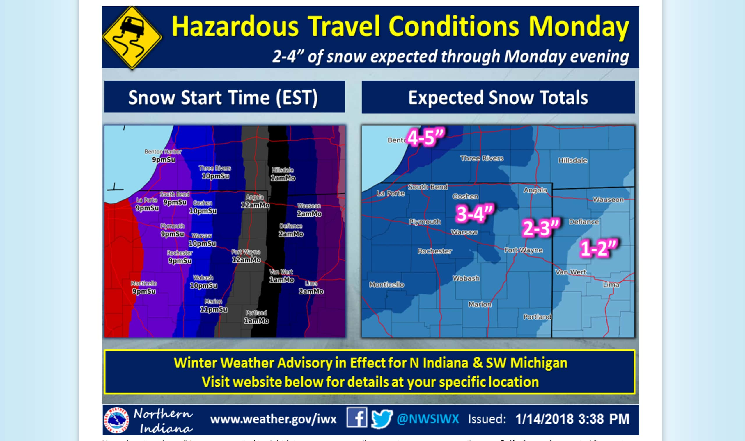 More Lake Effect Snow Tonight as Winter Weather Advisory Sets Up | Moody on the Market