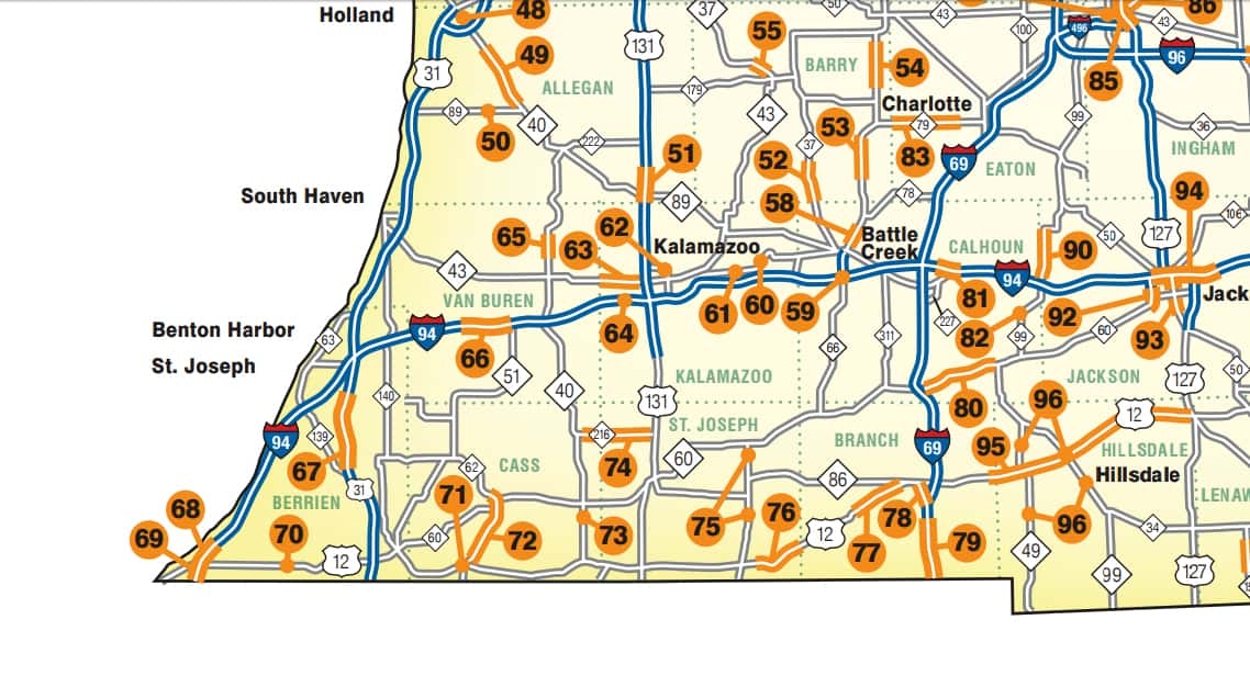 mdot traffic closures