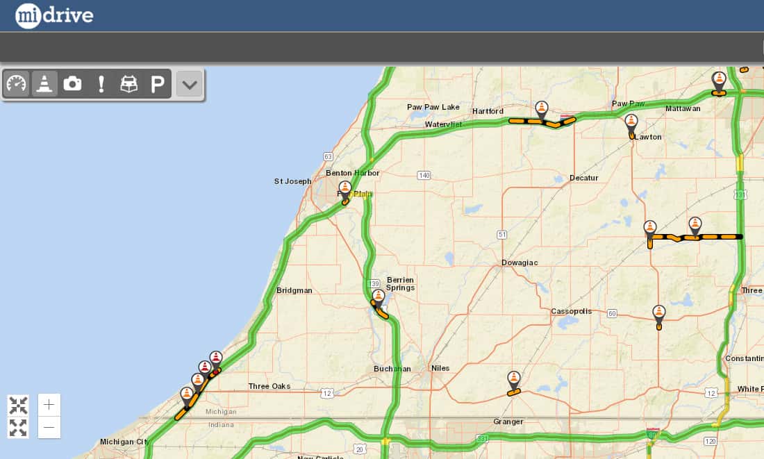 mdot traffic closures