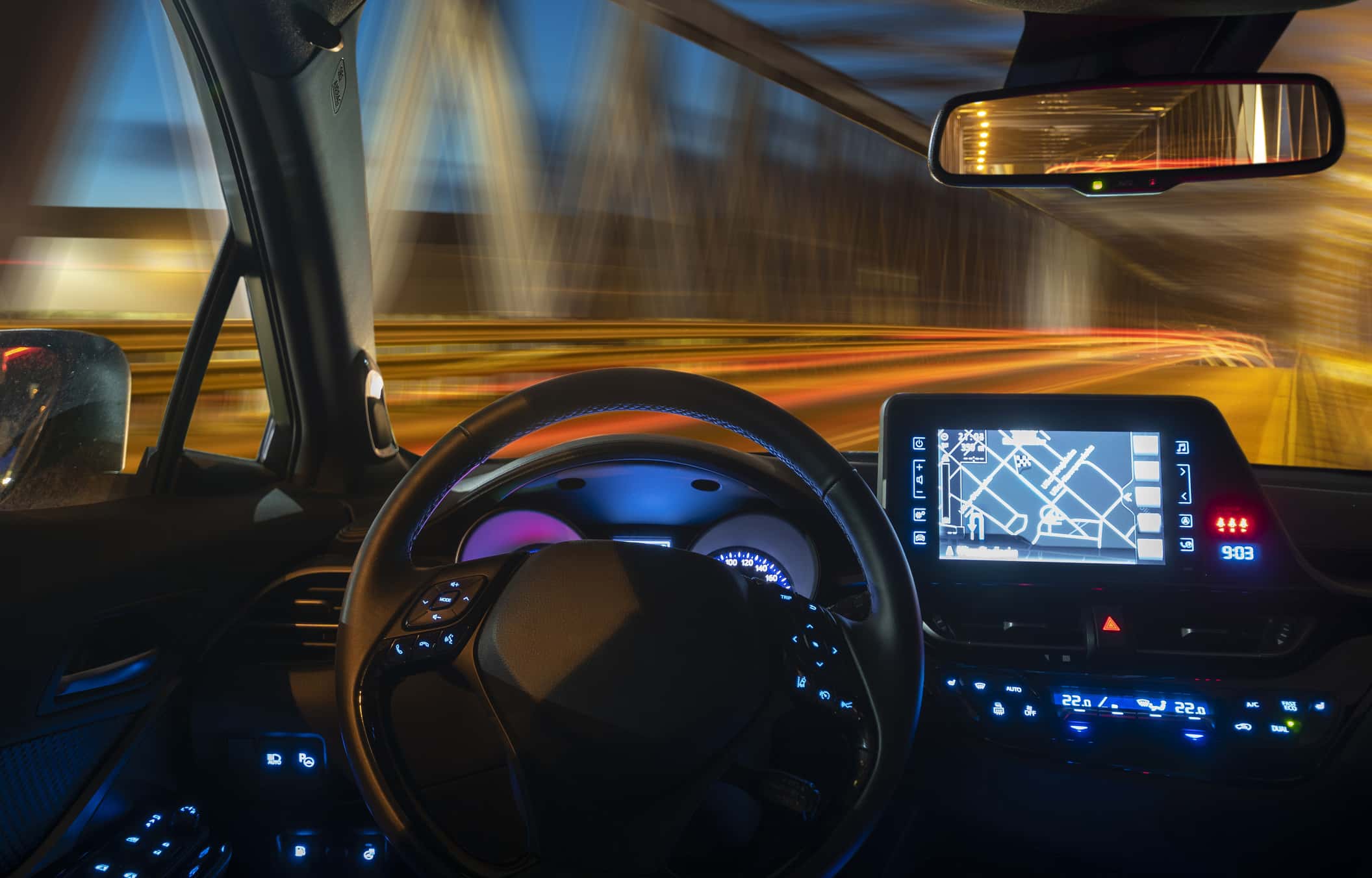 concept-of-the-cockpit-of-an-autonomous-car-driving-at-night-ill