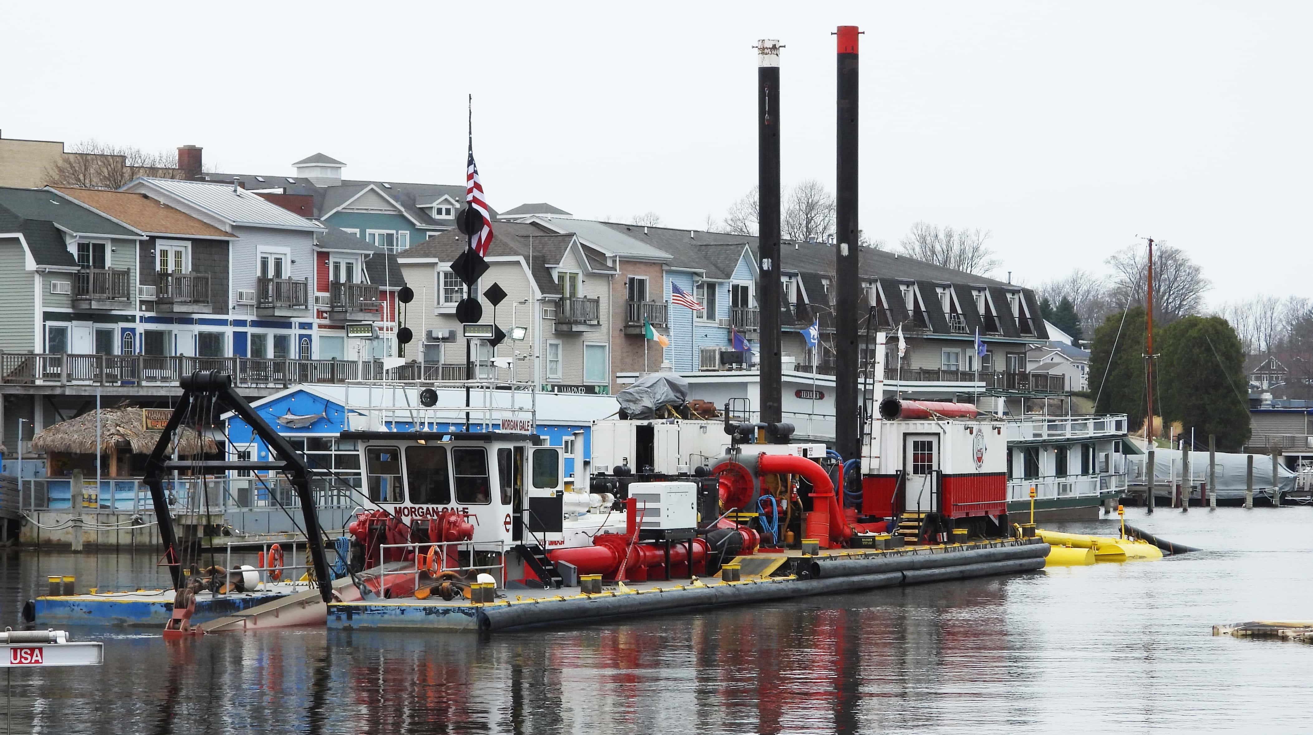 dredging up