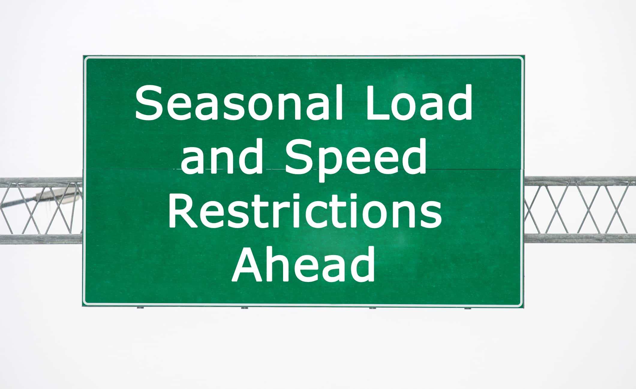 Seasonal Weight Restrictions On Roads Going Into Effect In Mi Moody