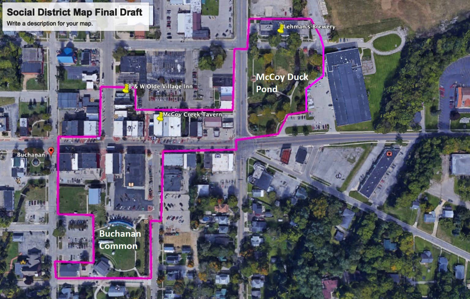 Buchanan Latest Michigan City to OK Downtown Social District