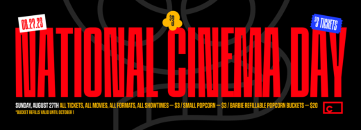 National Cinema Day Sunday Offers $ 3 Movie Tickets at Celebration